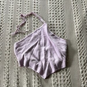 Light Purple Halter Top